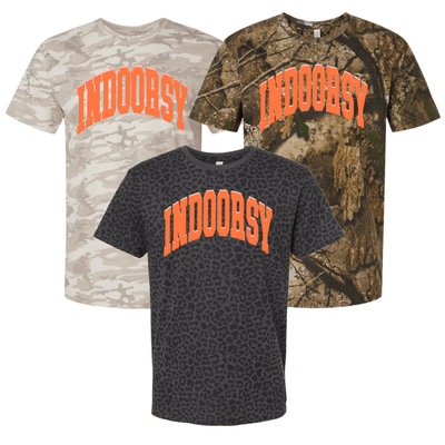 PUFF 'Catch Me Inside' Realtree Camo/Leopard T-Shirt - United Monograms