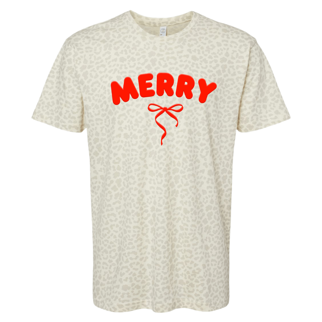 PUFF 'Christmas Cutie' Realtree Camo/Leopard T-Shirt - United Monograms