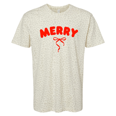 PUFF 'Christmas Cutie' Realtree Camo/Leopard T-Shirt - United Monograms