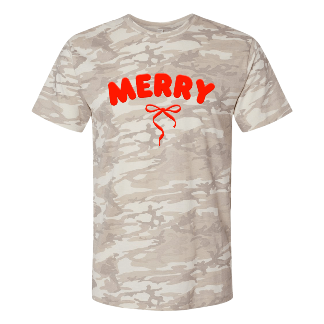 PUFF 'Christmas Cutie' Realtree Camo/Leopard T-Shirt - United Monograms