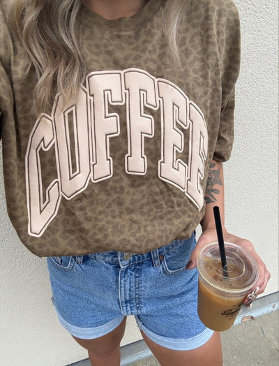 PUFF 'COFFEE' Realtree Camo/Leopard T-Shirt - United Monograms