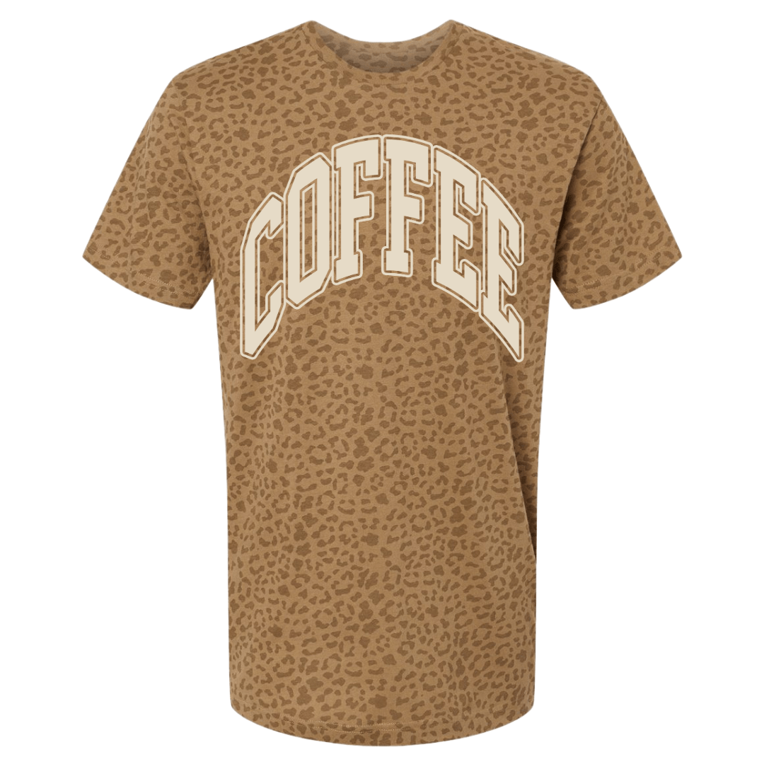 PUFF 'COFFEE' Realtree Camo/Leopard T-Shirt - United Monograms