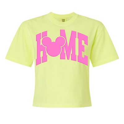 PUFF 'Disney Is HOME' Boxy Tee - United Monograms