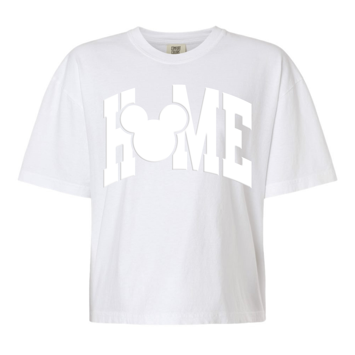 PUFF 'Disney Is HOME' Boxy Tee - United Monograms