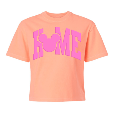 PUFF 'Disney Is HOME' Boxy Tee - United Monograms