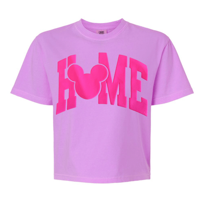 PUFF 'Disney Is HOME' Boxy Tee - United Monograms