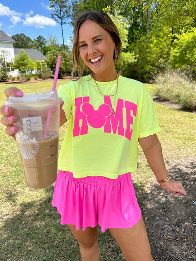 PUFF 'Disney Is HOME' Boxy Tee - United Monograms