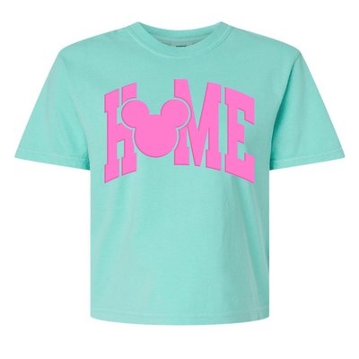 PUFF 'Disney Is HOME' Boxy Tee - United Monograms