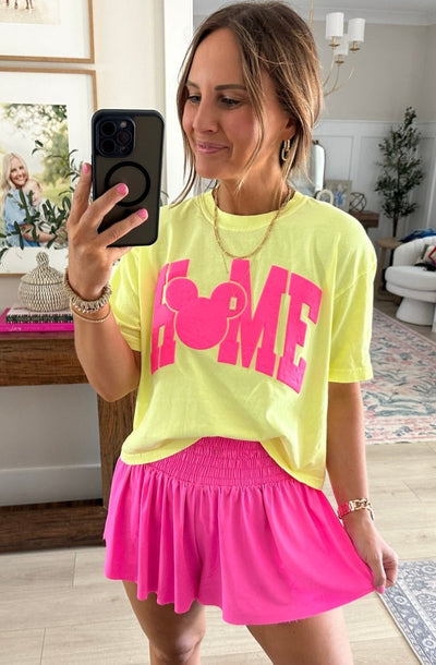 PUFF 'Disney Is HOME' Boxy Tee - United Monograms