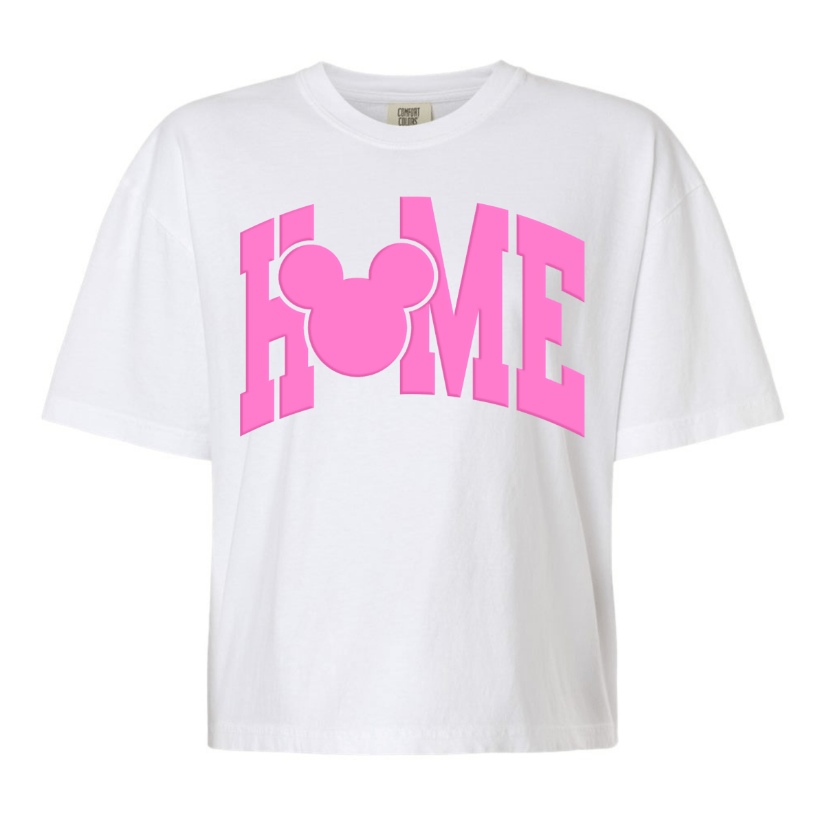 PUFF 'Disney Is HOME' Boxy Tee - United Monograms
