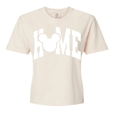 PUFF 'Disney Is HOME' Boxy Tee - United Monograms
