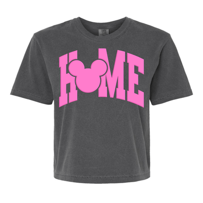 PUFF 'Disney Is HOME' Boxy Tee - United Monograms