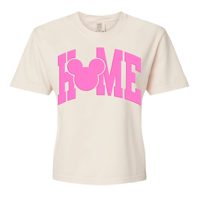 PUFF 'Disney Is HOME' Boxy Tee - United Monograms