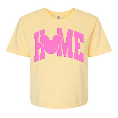 PUFF 'Disney Is HOME' Boxy Tee - United Monograms