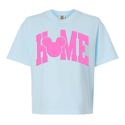 PUFF 'Disney Is HOME' Boxy Tee - United Monograms