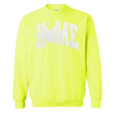 PUFF 'Disney is HOME' Neon Sweatshirt - United Monograms