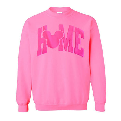 PUFF 'Disney is HOME' Neon Sweatshirt - United Monograms