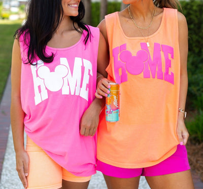 PUFF 'Disney is HOME' Neon Sweatshirt - United Monograms