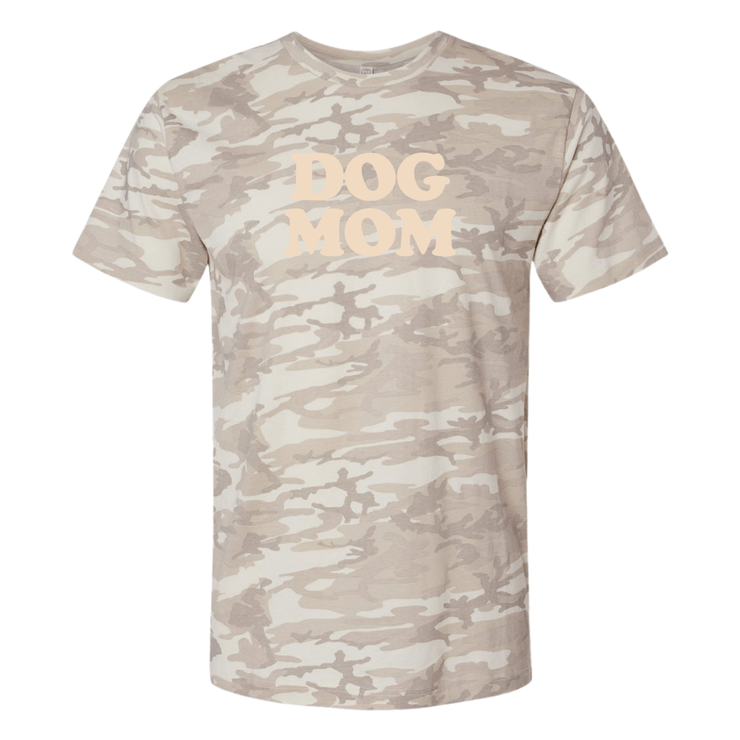 PUFF 'Dog Mom' Realtree Camo/Leopard T-Shirt - United Monograms