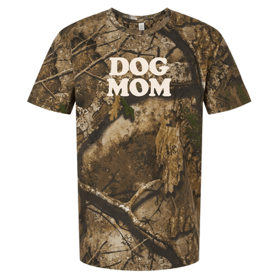 PUFF 'Dog Mom' Realtree Camo/Leopard T-Shirt - United Monograms