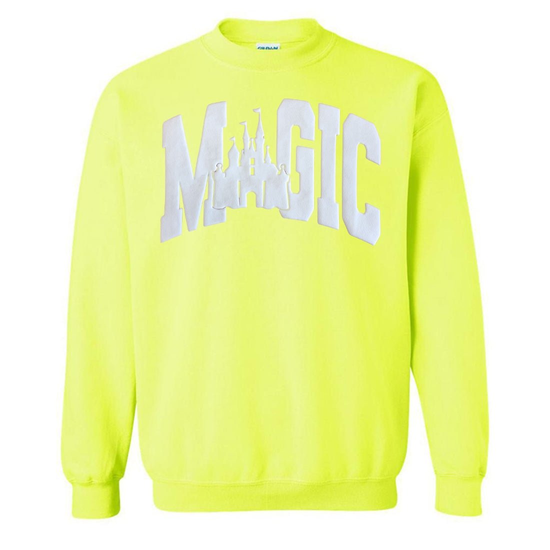 PUFF 'MAGIC' Neon Crewneck Sweatshirt - United Monograms