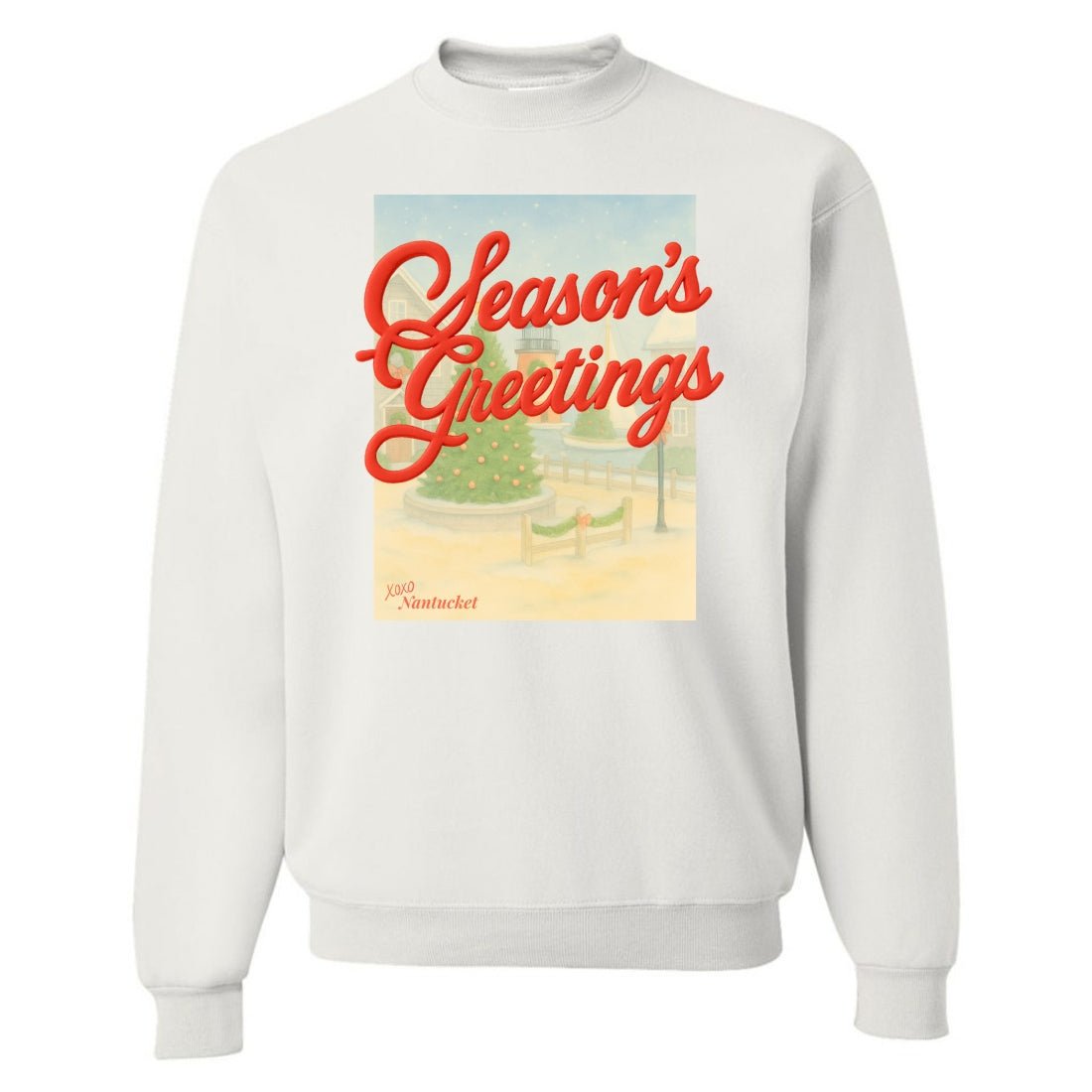 PUFF Make It Yours™ 'Season's Greetings' Crewneck Sweatshirt - United Monograms