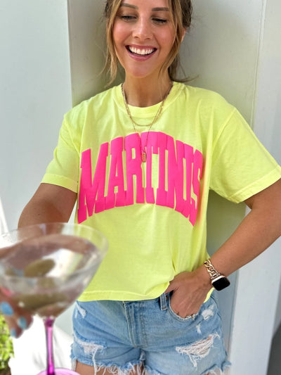 PUFF 'MARTINIS' Boxy Tee - United Monograms
