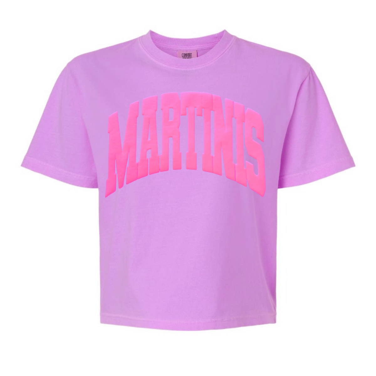 PUFF 'MARTINIS' Boxy Tee - United Monograms