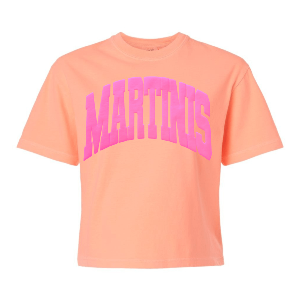 PUFF 'MARTINIS' Boxy Tee - United Monograms