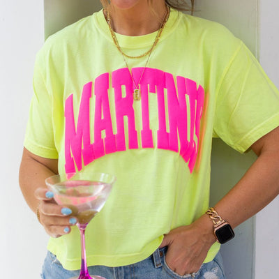 PUFF 'MARTINIS' Boxy Tee - United Monograms