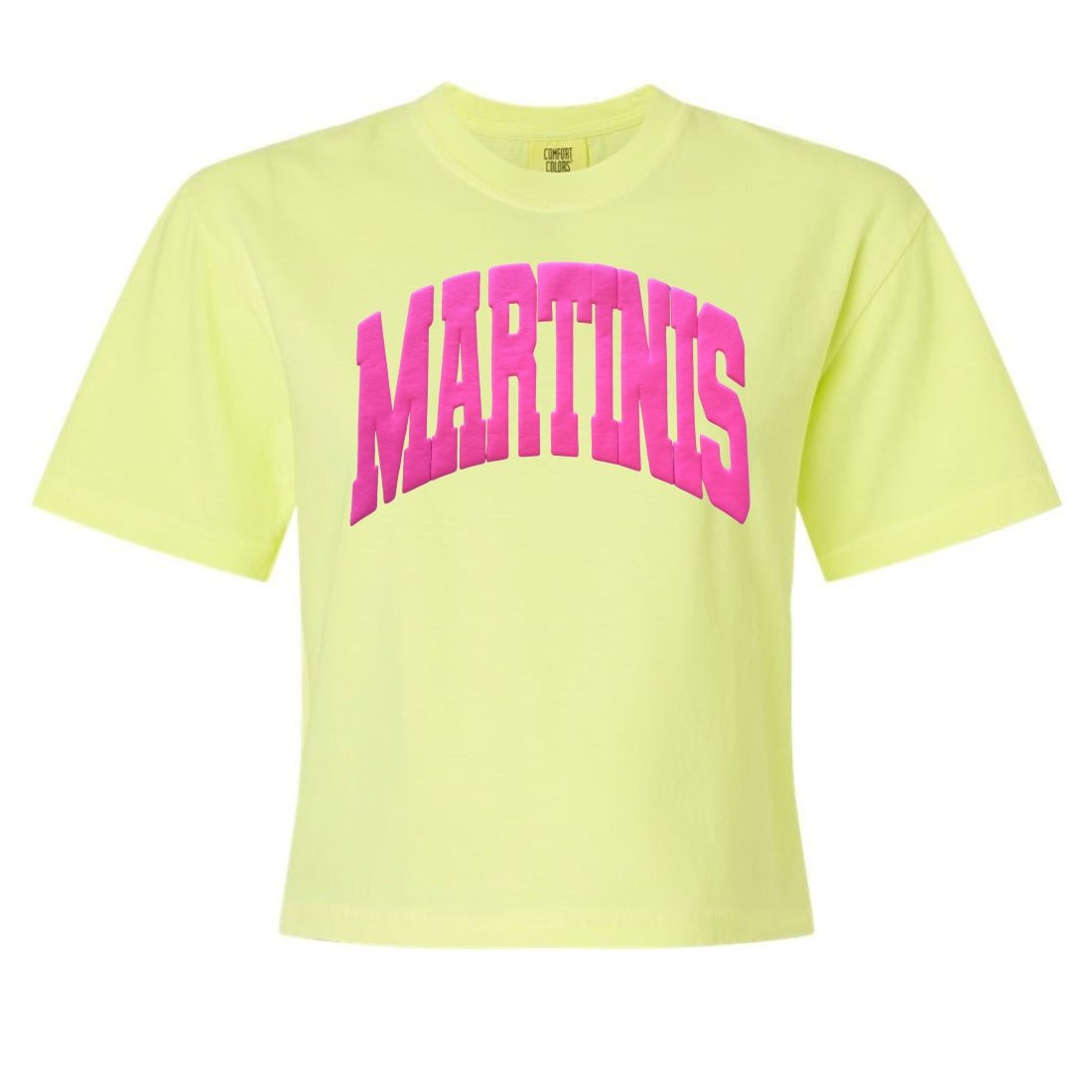PUFF 'MARTINIS' Boxy Tee - United Monograms