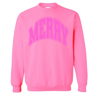 PUFF ‘Merry Pop Of Dopamine’ Crewneck Sweatshirt - United Monograms