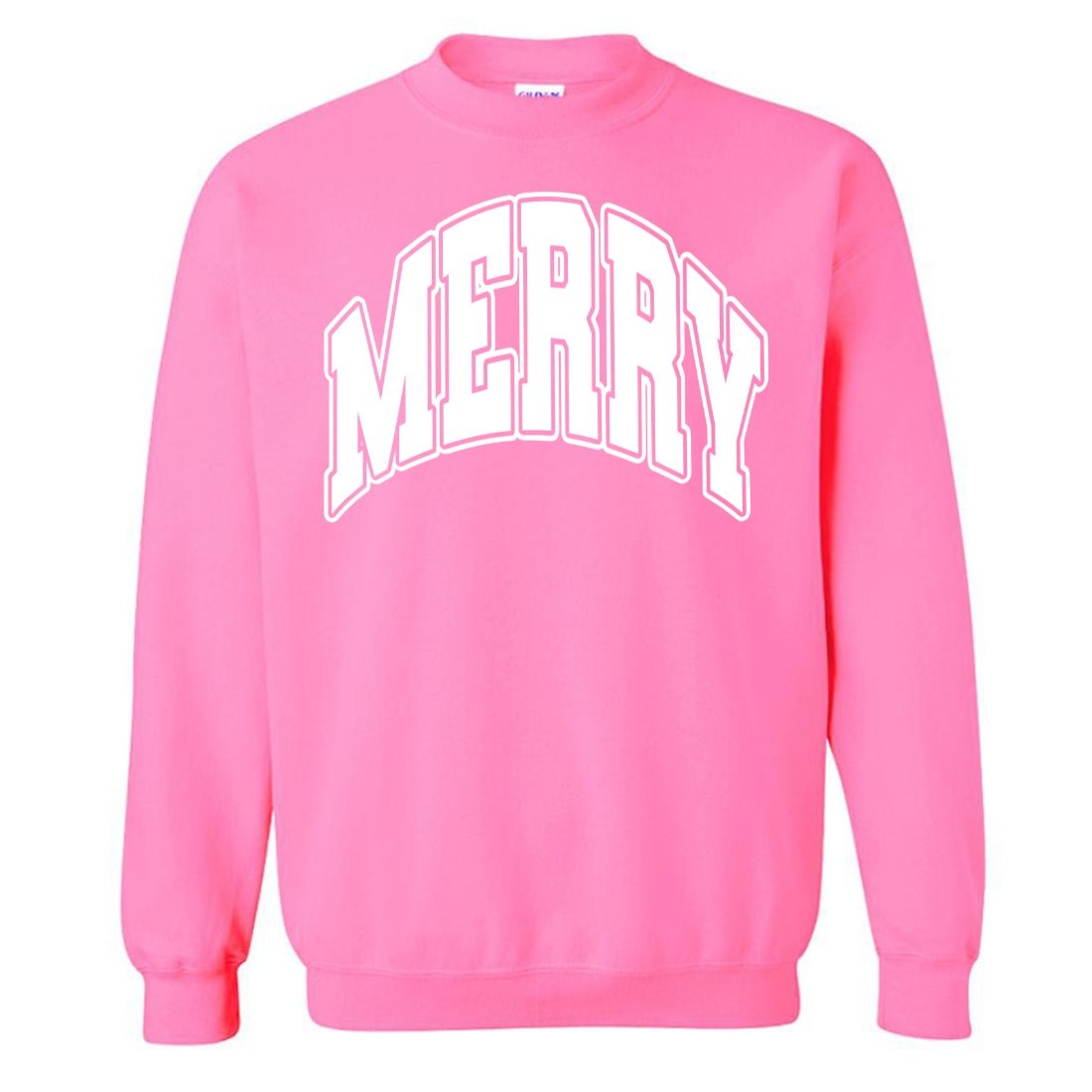 PUFF ‘Merry Pop Of Dopamine’ Crewneck Sweatshirt - United Monograms