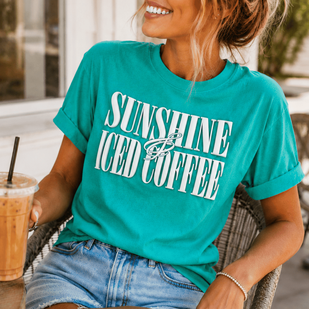 PUFF 'Sunshine & Iced Coffee' T-Shirt – United Monograms