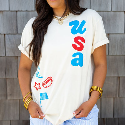 PUFF ‘USA Dopamine Doodles’ T-Shirt - United Monograms