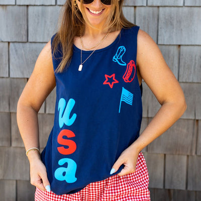PUFF ‘USA Dopamine Doodles’ Tank Top - United Monograms
