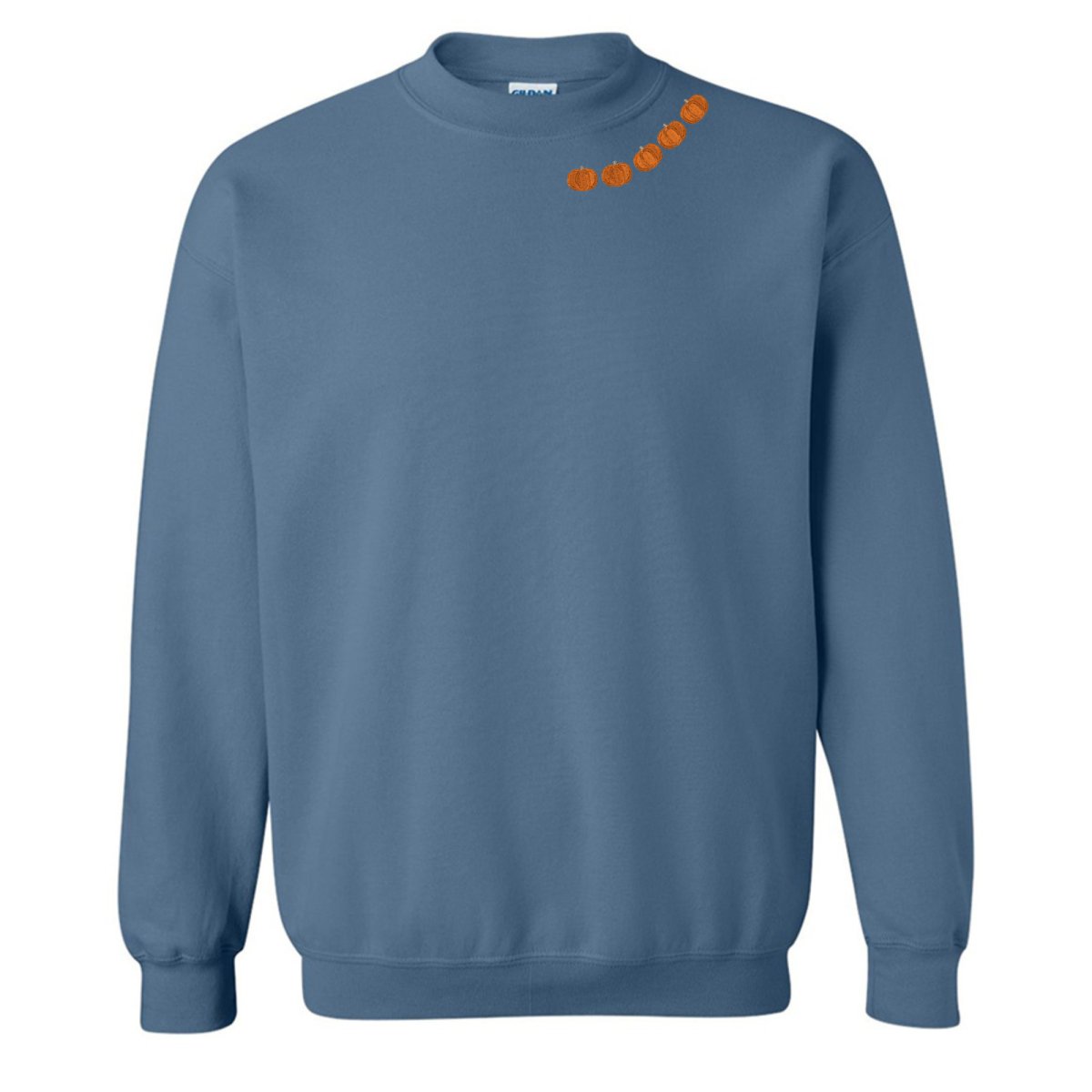 'Pumpkin Collar' Crewneck Sweatshirt - United Monograms