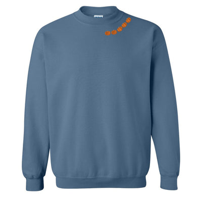 'Pumpkin Collar' Crewneck Sweatshirt - United Monograms
