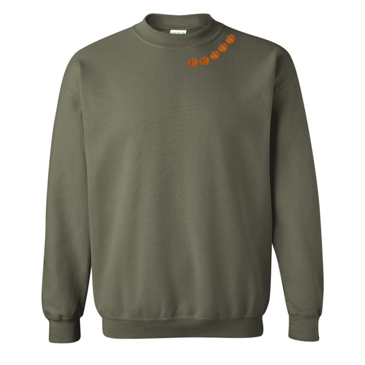 'Pumpkin Collar' Crewneck Sweatshirt - United Monograms