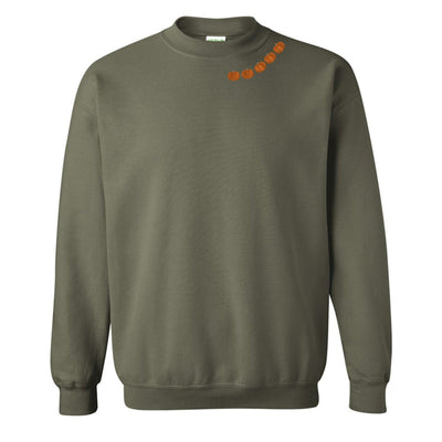 'Pumpkin Collar' Crewneck Sweatshirt - United Monograms