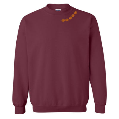 'Pumpkin Collar' Crewneck Sweatshirt - United Monograms