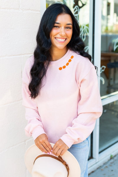 'Pumpkin Collar' Crewneck Sweatshirt - United Monograms