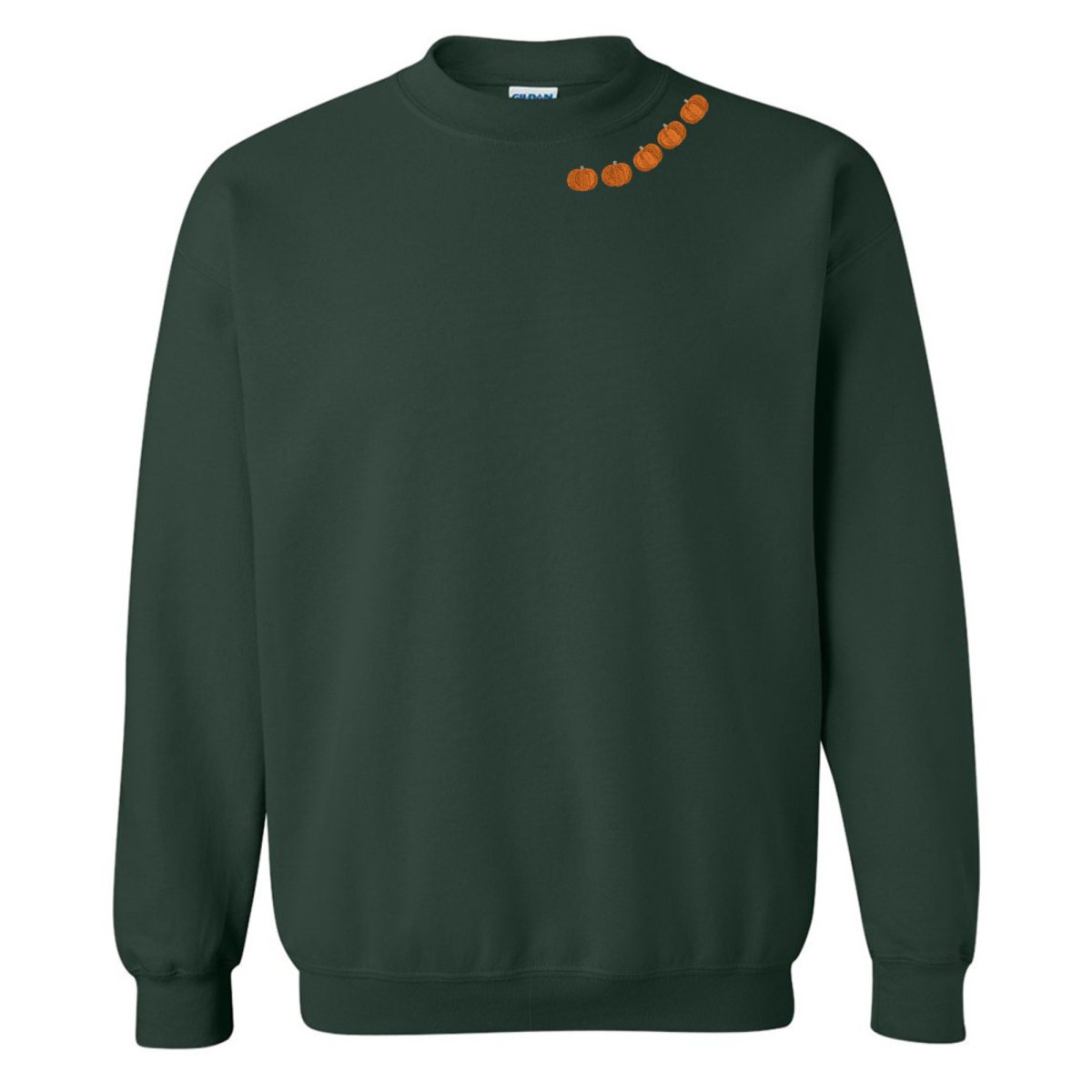 'Pumpkin Collar' Crewneck Sweatshirt - United Monograms