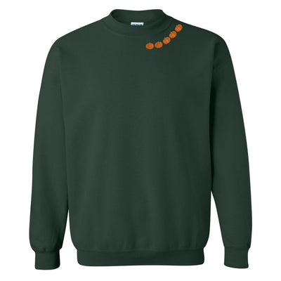 'Pumpkin Collar' Crewneck Sweatshirt - United Monograms
