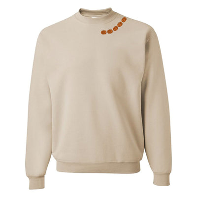 'Pumpkin Collar' Crewneck Sweatshirt - United Monograms