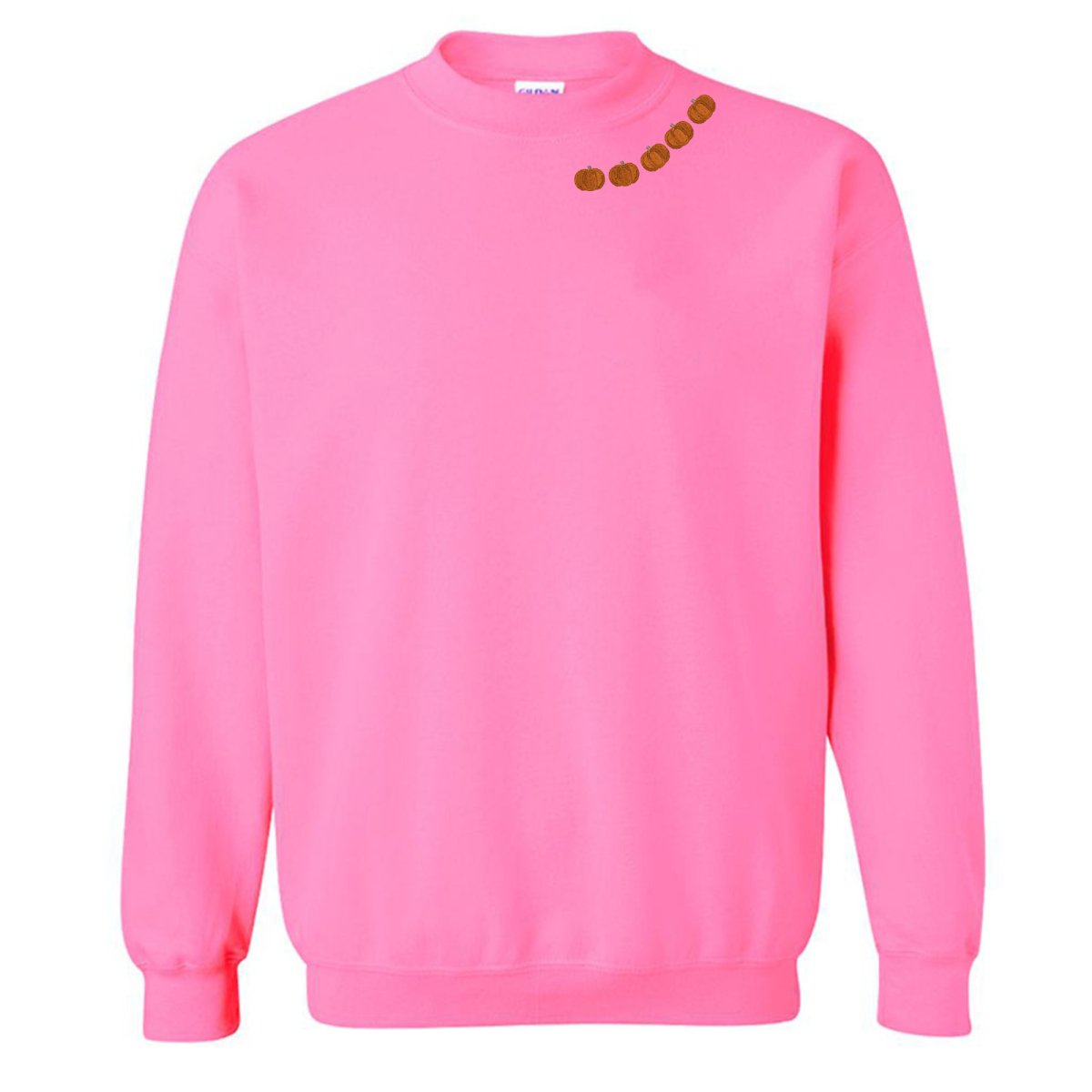 'Pumpkin Collar' Crewneck Sweatshirt - United Monograms