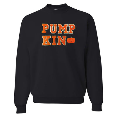 Pumpkin Letter Patch Crewneck Sweatshirt - United Monograms