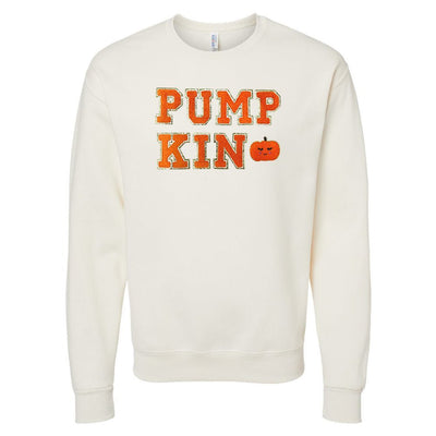 Pumpkin Letter Patch Crewneck Sweatshirt - United Monograms