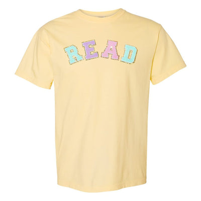 Read Letter Patch Comfort Colors T - Shirt - United Monograms
