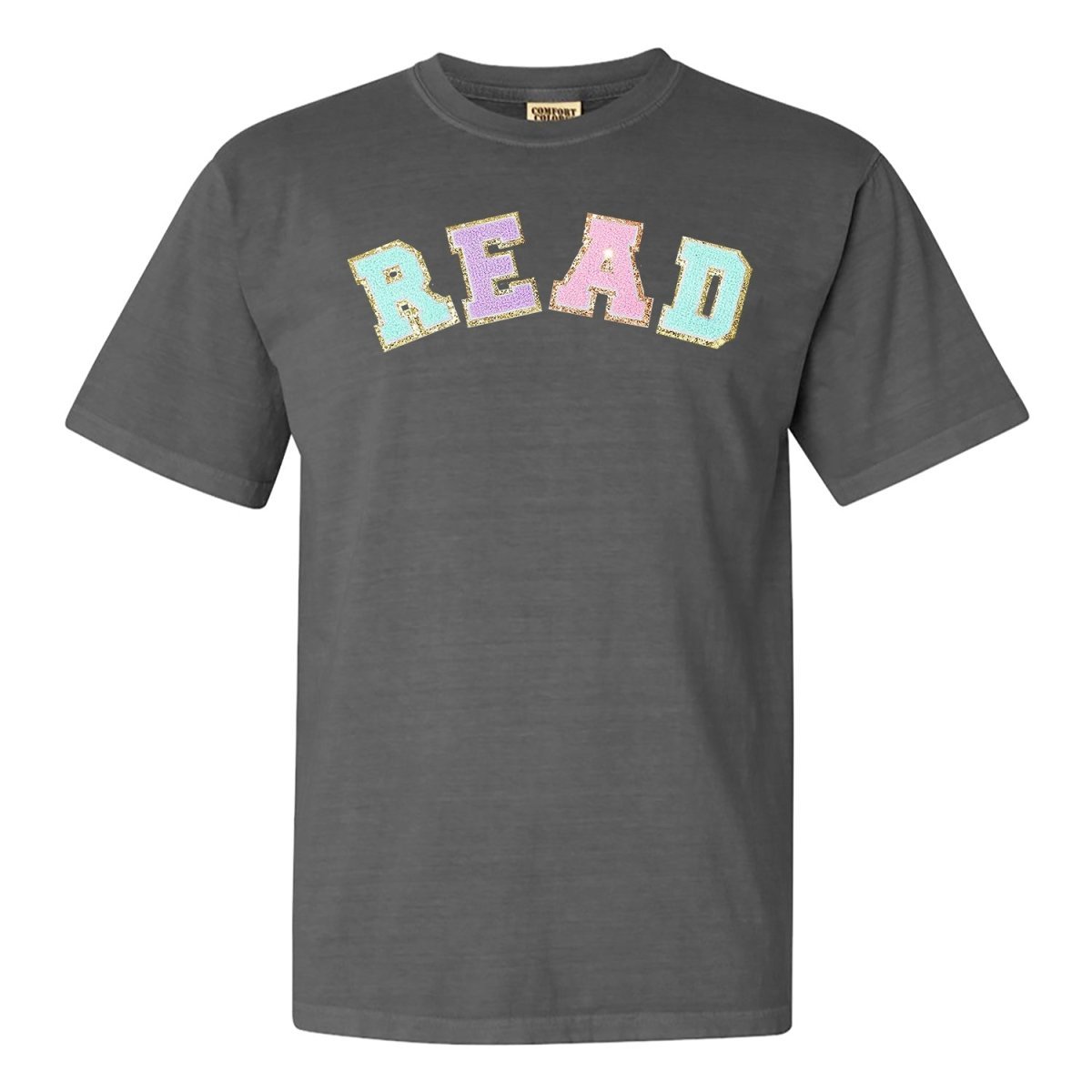 Read Letter Patch Comfort Colors T - Shirt - United Monograms